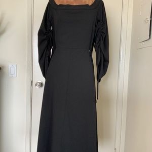 TIBI Structured Sleeve Dress Black Size 10